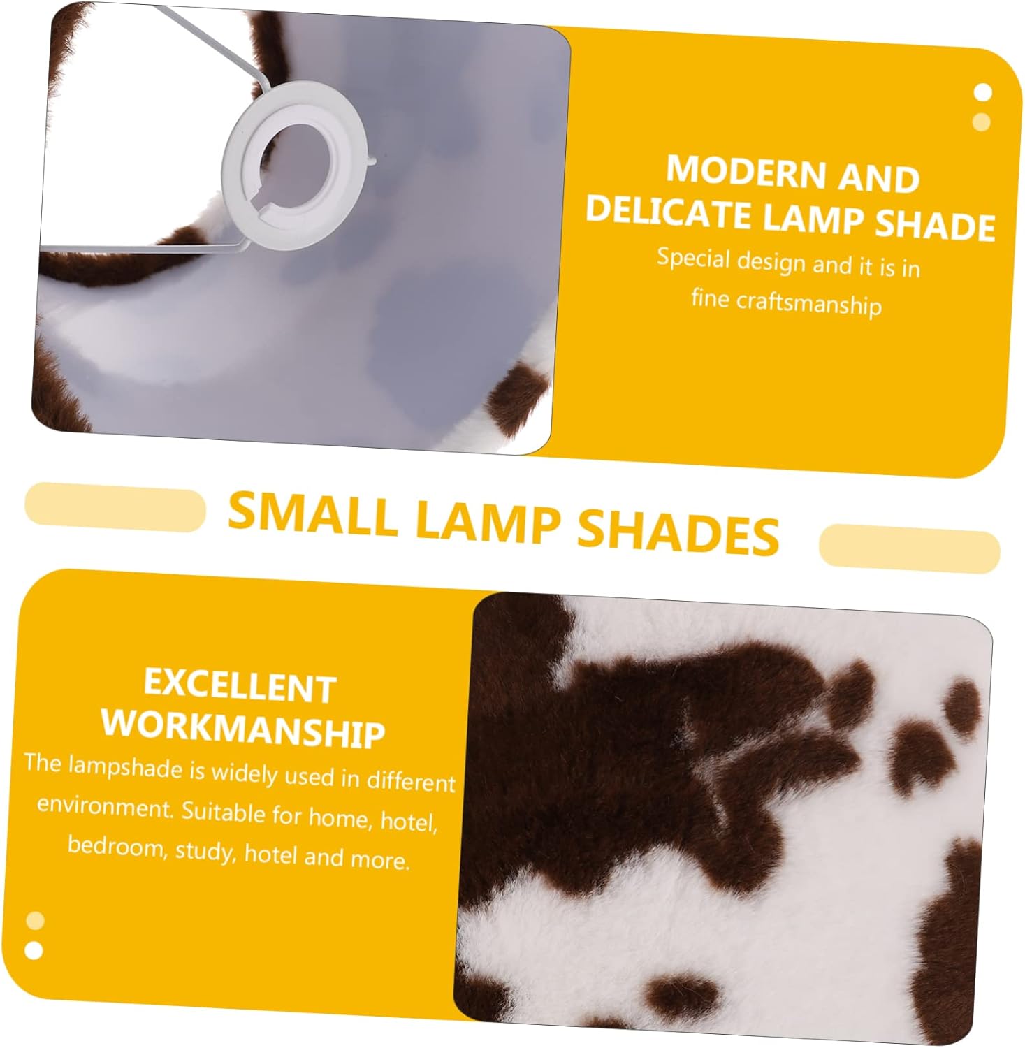 Plush Lampshade with Creative Pattern Design for Table and Bedside Lamps Soft Light Cover Easy Installation Stylish Decoration