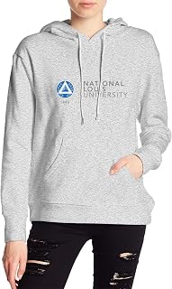 National Louis University-Logo Couple'S Padded Hooded Sweatshirt Long Sleeve Adult Sweatshirt Unisex