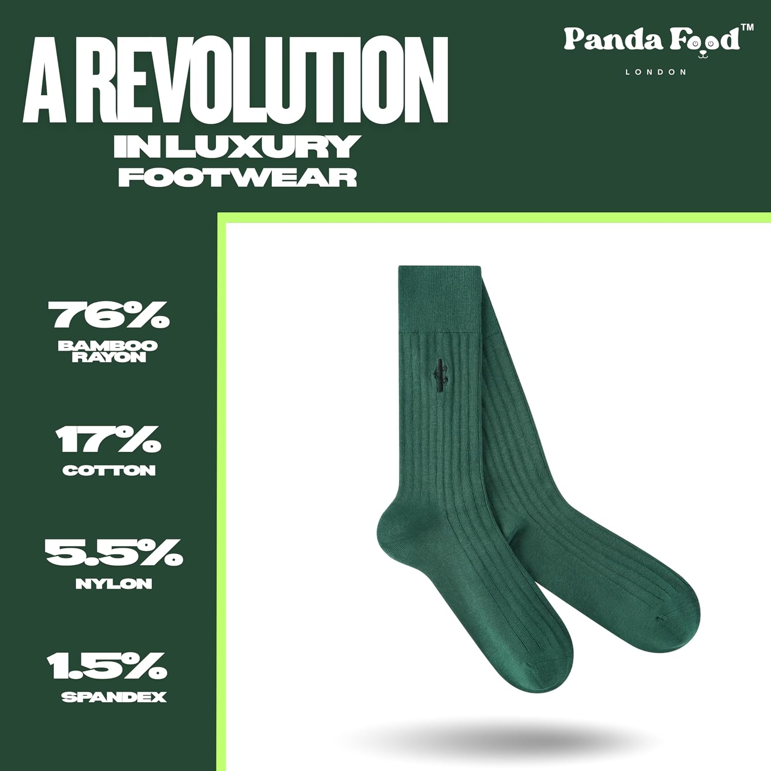 Premium Bamboo Rayon Ribbed Dress Socks | Seamless, Breathable | Luxury 200-Needle Construction | US Size 8-13