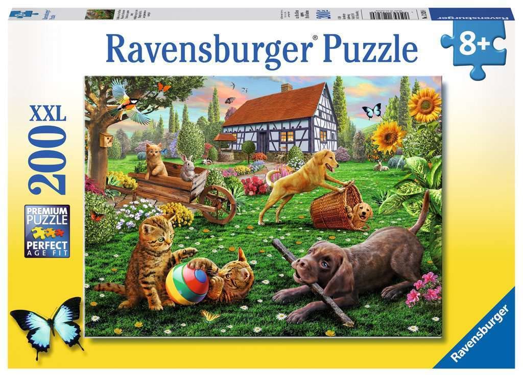 Ravensburger Kinderpuzzle - 12828 Entdecker auf vier Pfoten - Katzen und Hunde-Puzzle für Kinder ab 8 Jahren, mit 200 Te