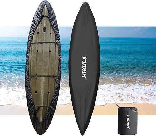 Miniatura 7 de Fundas de kayak para canoa para almacenamiento de kayak 420D (negro, 2.6  3)