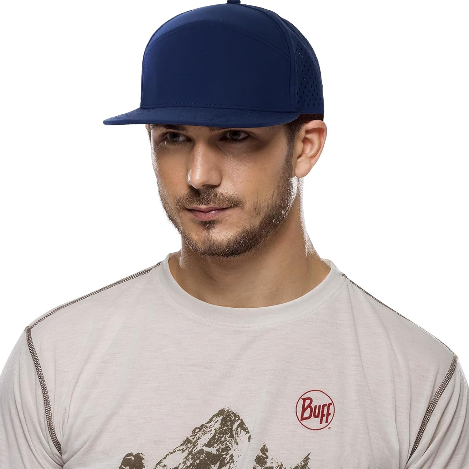 Quick Dry Baseball Cap Flat Brim Snapback Hat Sun and Rain Protection Golf Hat for Men Women - Image 7