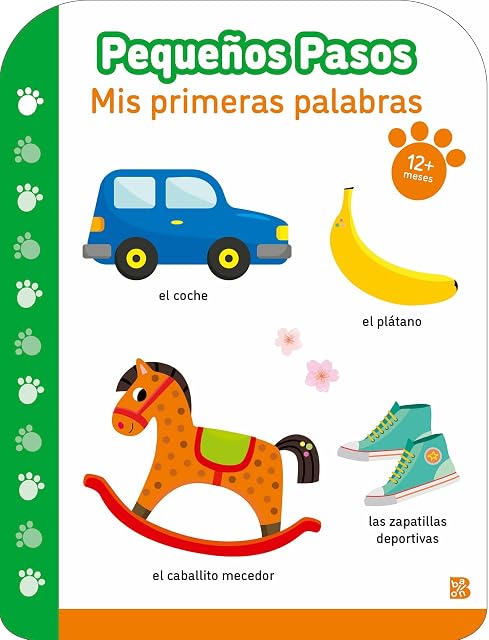 Portada de Pequeños pasos mis primeras palabras +12 meses
