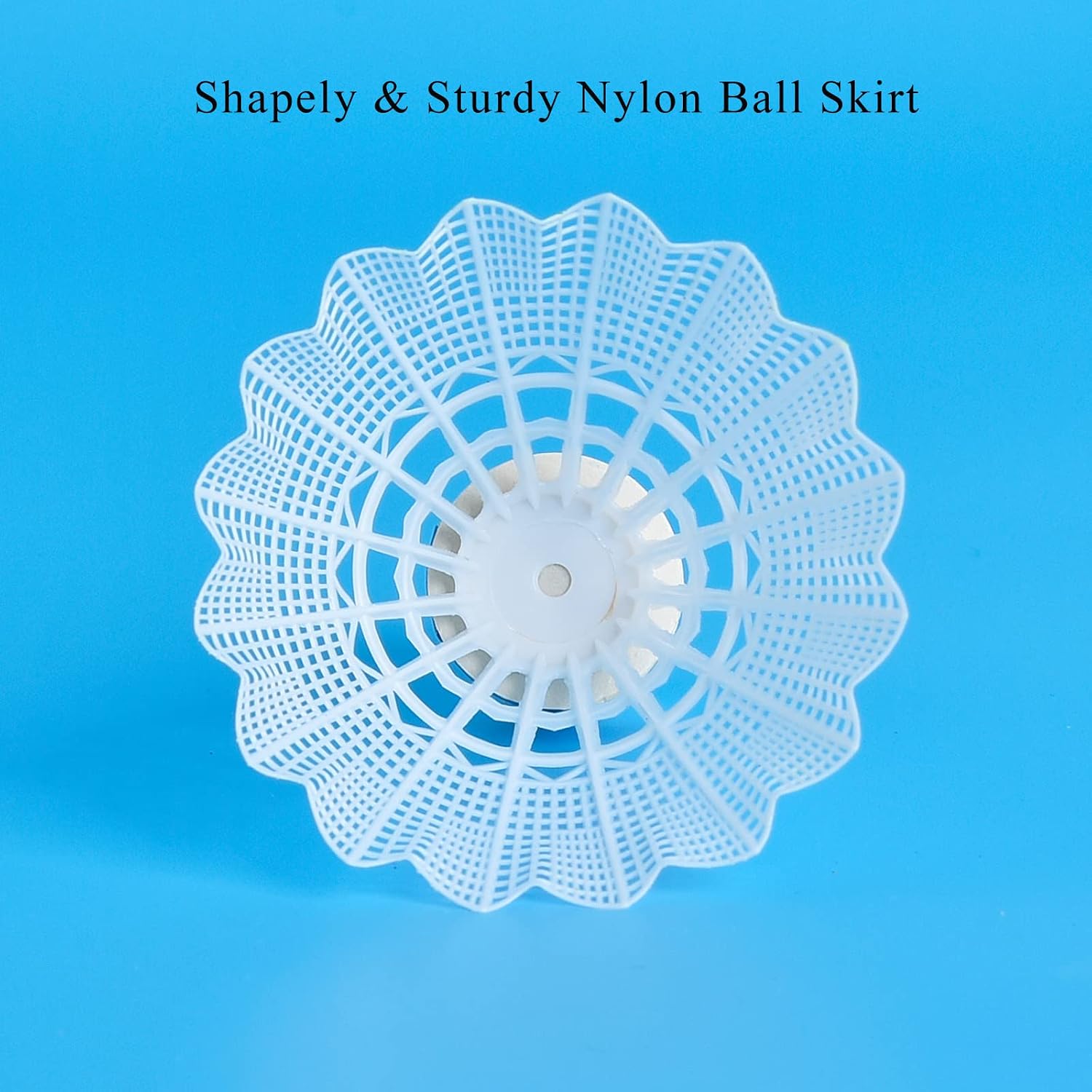 BAIHUALIN WHiZZ Shuttlecocks Badminton Durable Nylon Shuttles for Indoor Outdoor Recreational Game Practice Sports, 6x White - Image 4