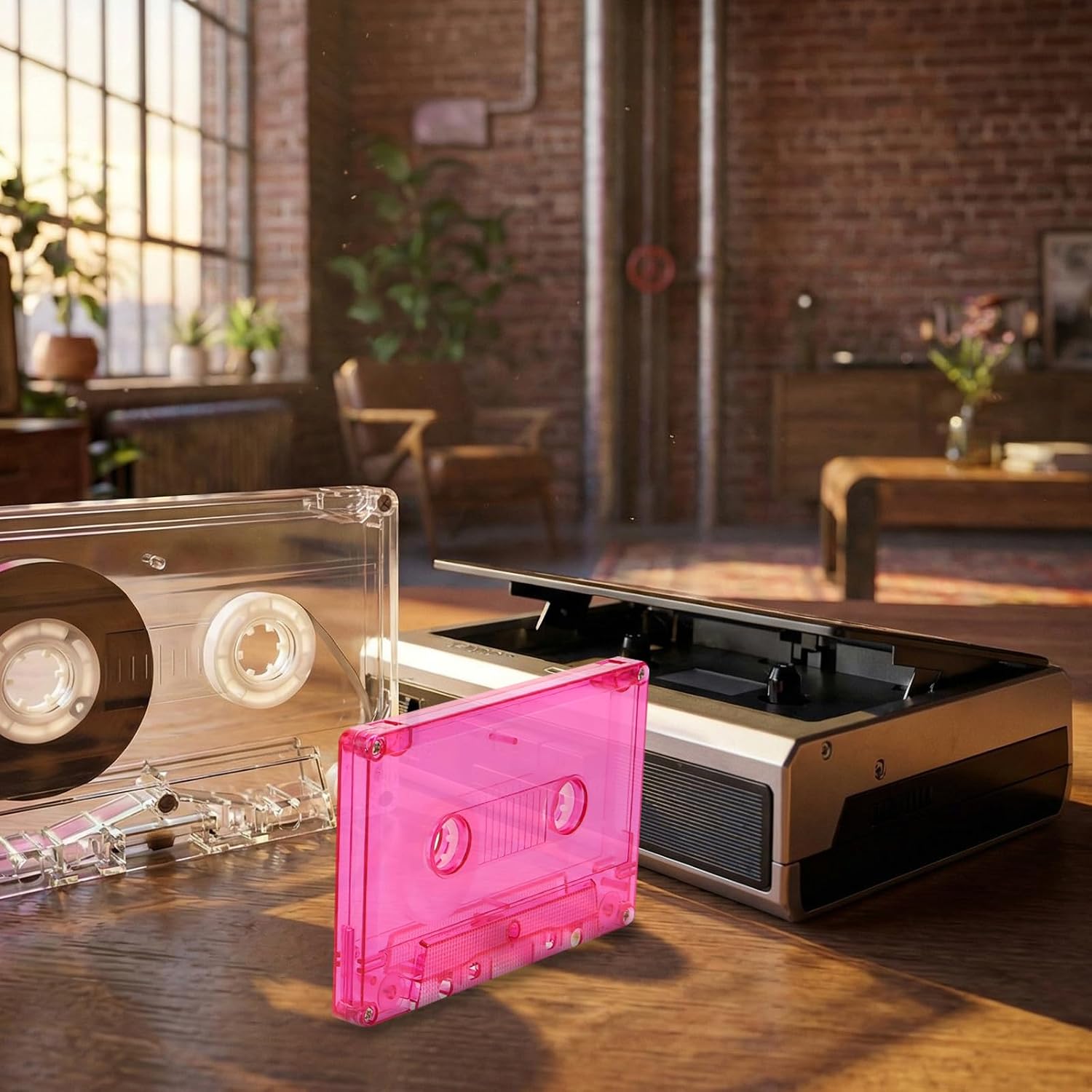 3pcs Blank Cassette Tapes, Sound Empty Cassette Tapes for Sound Music Recording Music Party Decorations Home Studio Recording Supplies