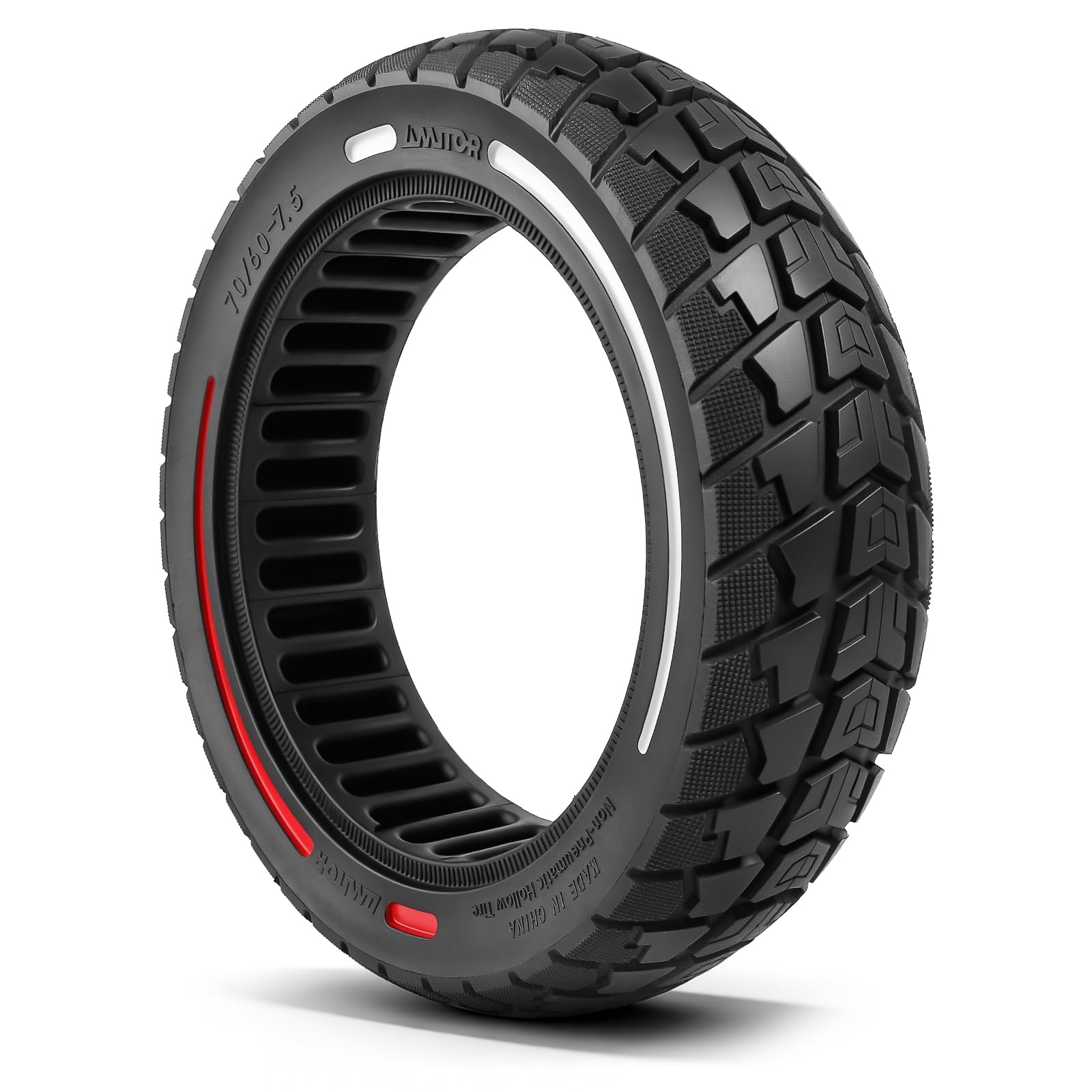 70/60-7,5 Offroad-Vollgummireifen für Ninebot G3/ZT3/ZT3Pro Elektroroller