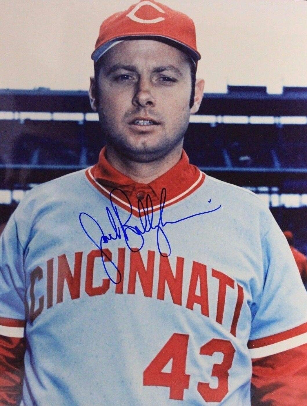 Jack Billingham Cincinnati Reds Tigers Autographed 8x10 Signed Photo 17F