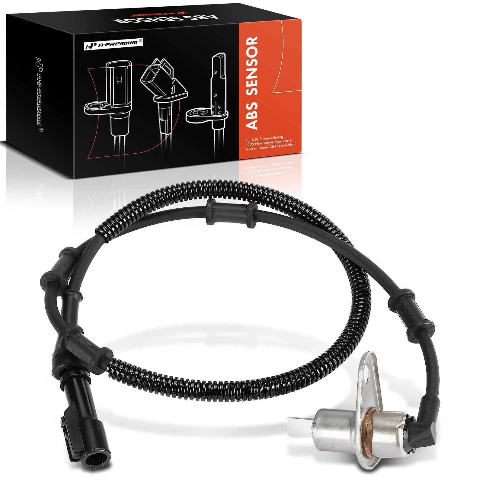 A-Premium ABS Wheel Speed Sensor Compatible with Ford Models - Windstar 1995 1996 1997 1998 - Rear Left Driver Side, Replace# F78Z2C216BA