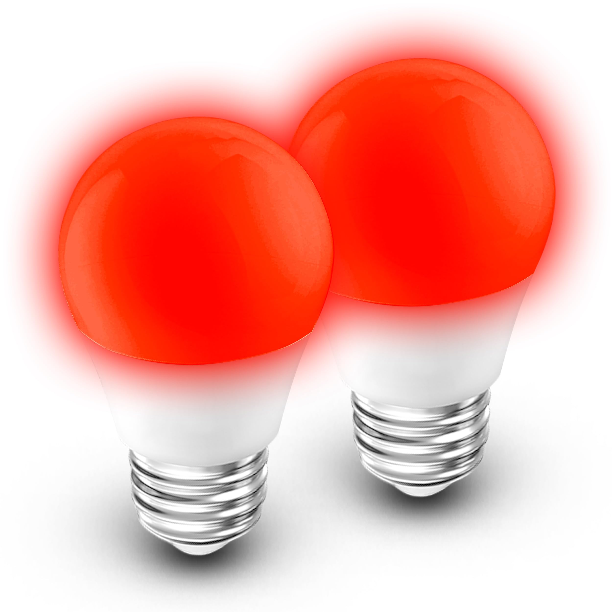 Red Light Bulbs for Sleep, 100% Blue Light Blocking, 3W Red Night Light