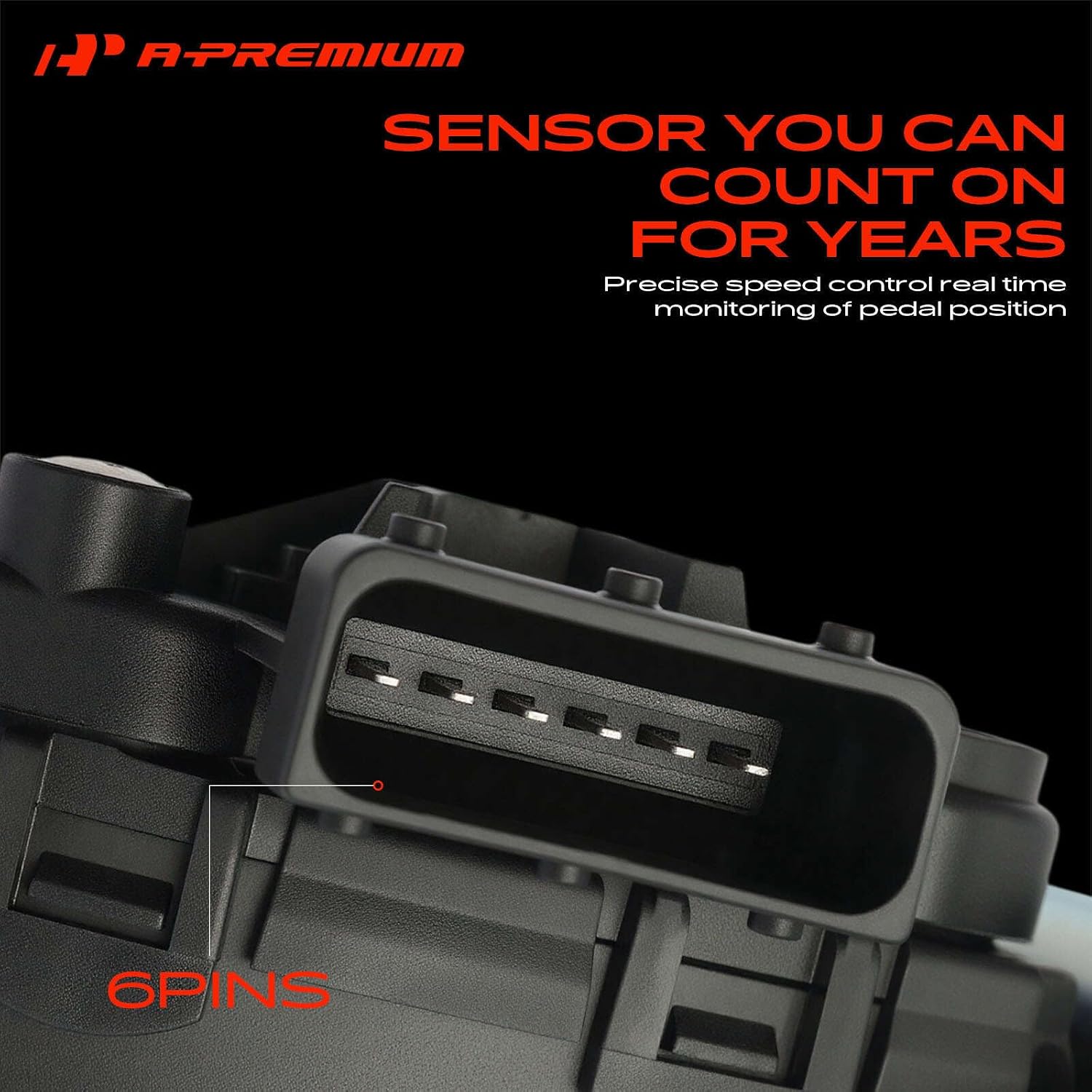 A-Premium Accelerator Pedal with Position Sensor Assembly