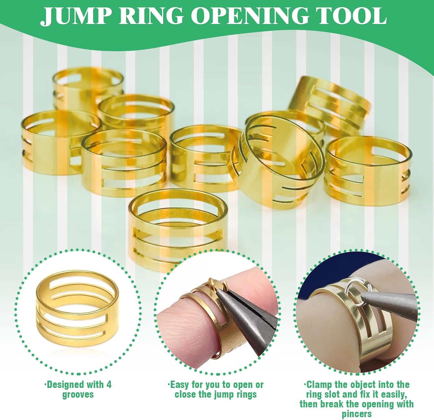 Yauhar 1166Pcs Jewelry Making Supplies Kit Contains Silver & Gold Earring Findings, Lobster Claw Clasps, Necklace Extender Chain, Beading Wire and Jewelry Pliers for DIY and Repair