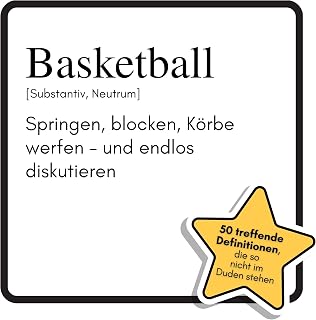 Basketball: Springen, blocken, Körbe werfen – und endlos diskutieren. Das lustige Geschenkbuch für Mann, Frau, Kollege, Freund zu Geburtstag, Weihnachten (German Edition)