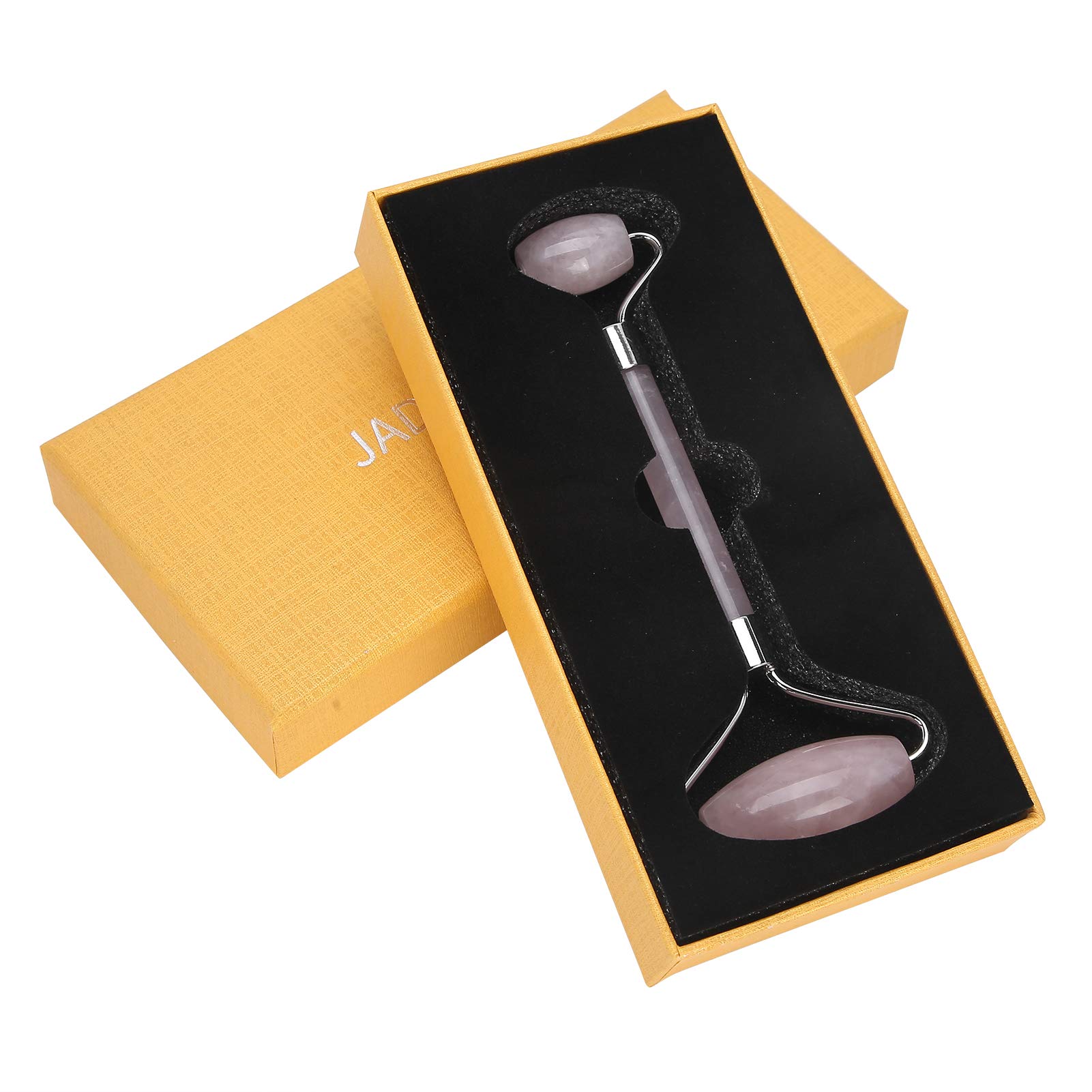 Masajeador facial Jade Roller Face Jade Gua Sha, masajeador de rodillo de piel, herramienta de adelgazamiento, masajeador facial, rodillo facial para piel, ojos, cuello(plata plata plata plata plata)