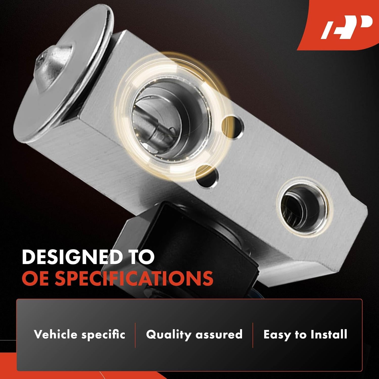 A-Premium Rear AC Expansion Valve Compatible with Lexus GX470 2004-2009 4.7L, Sport Utility, with Solenoid