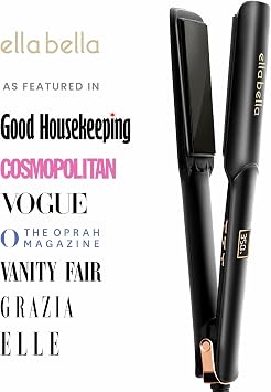 ELLA BELLA Professional Ceramic Flat Iron Hair Straightener for Women