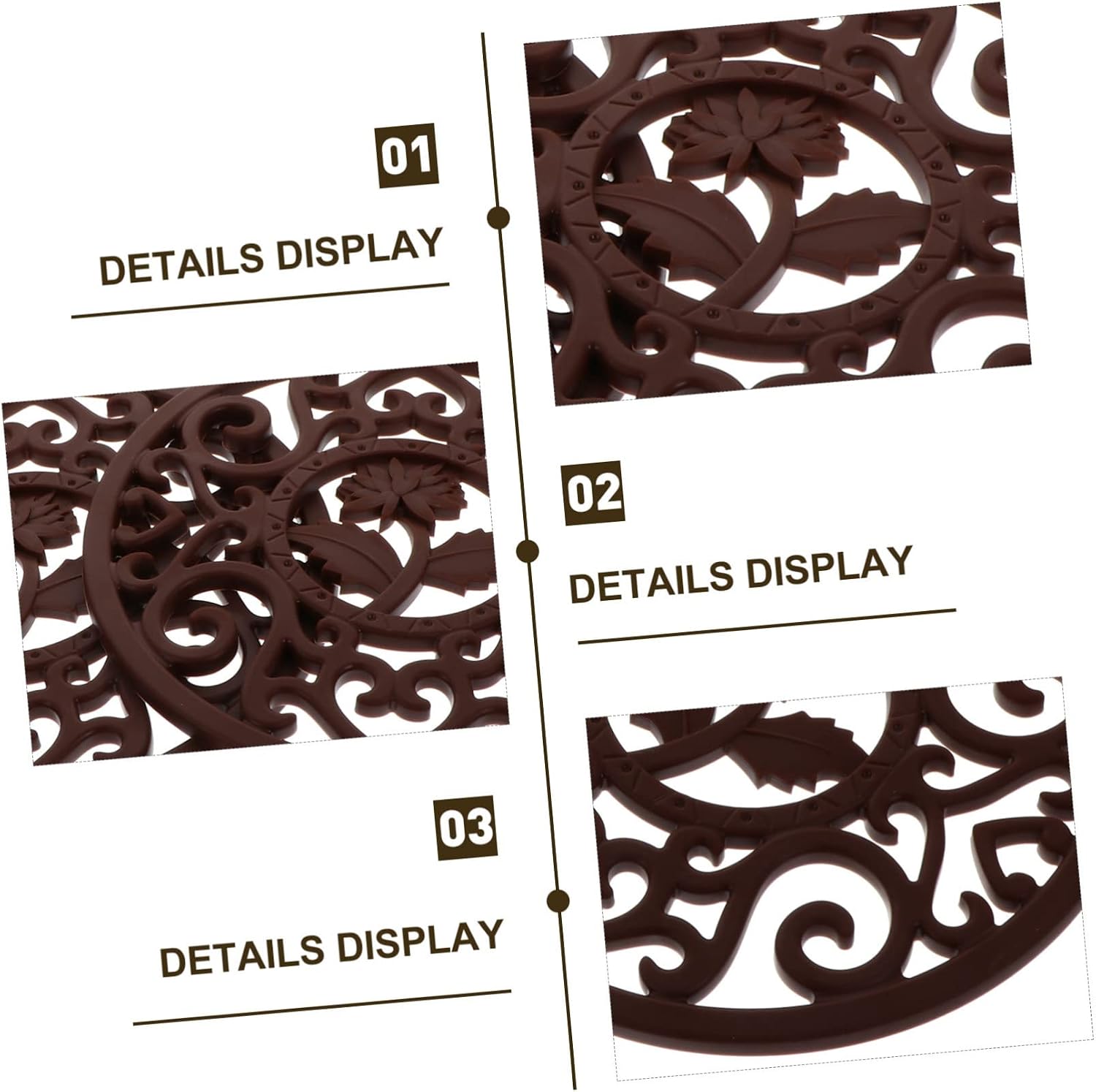 2pcs Insulated Teapot Mat Heat Insulation Scald Pads Non-Slip Tableware Mats for Kitchen