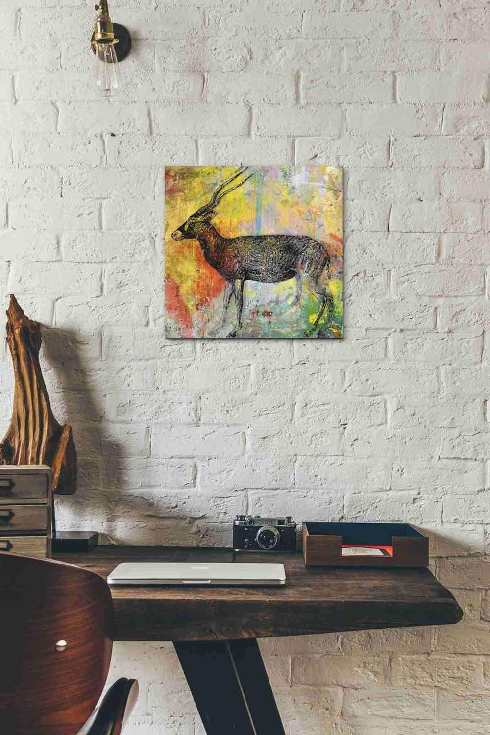 Epic Graffiti 'Arty Beast 2' by Karen Smith, Canvas Wall Art, 12"x12"