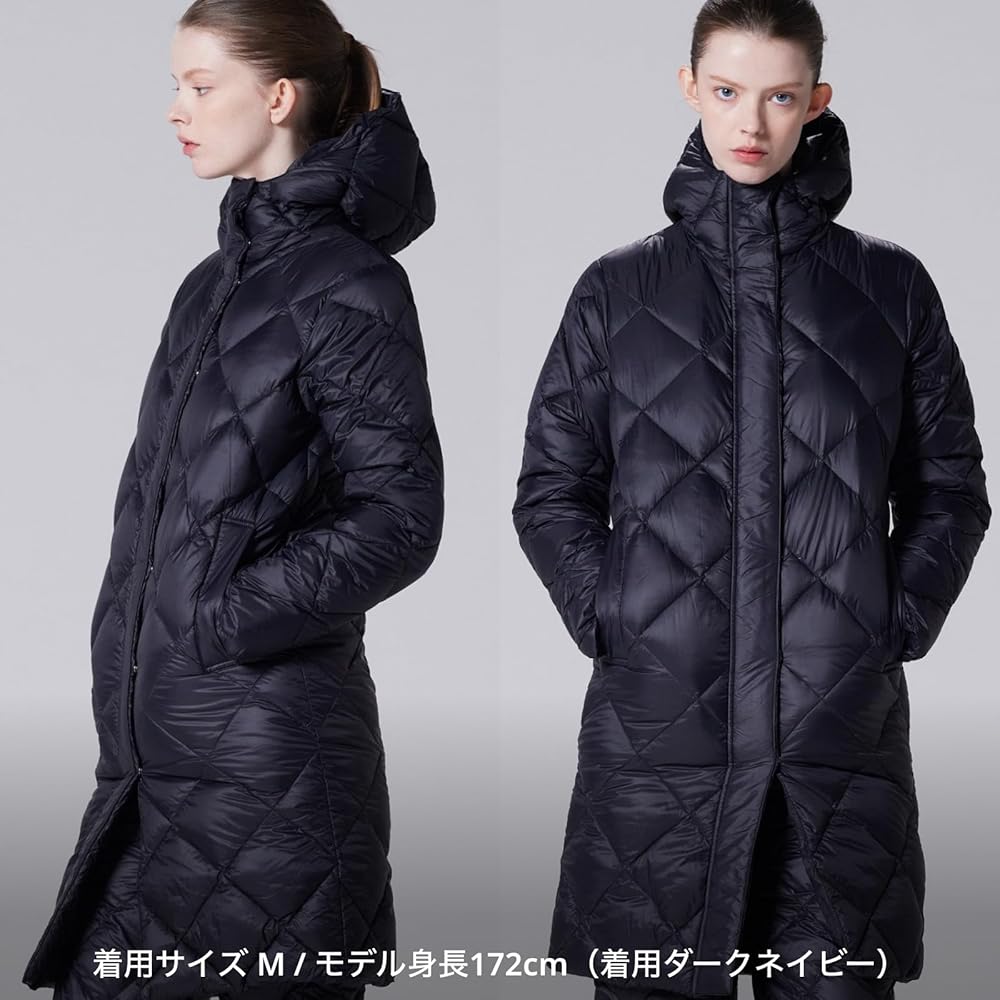 Amazon | [タイオン] ユニセックス フード ロングダウンジャケット