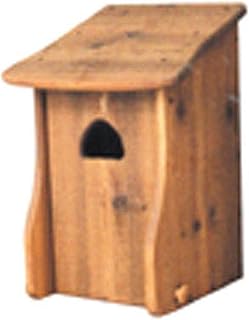 Woodcraft Project Paper Plan to Build Wood Duck House with Slant Roof - Material Not Included