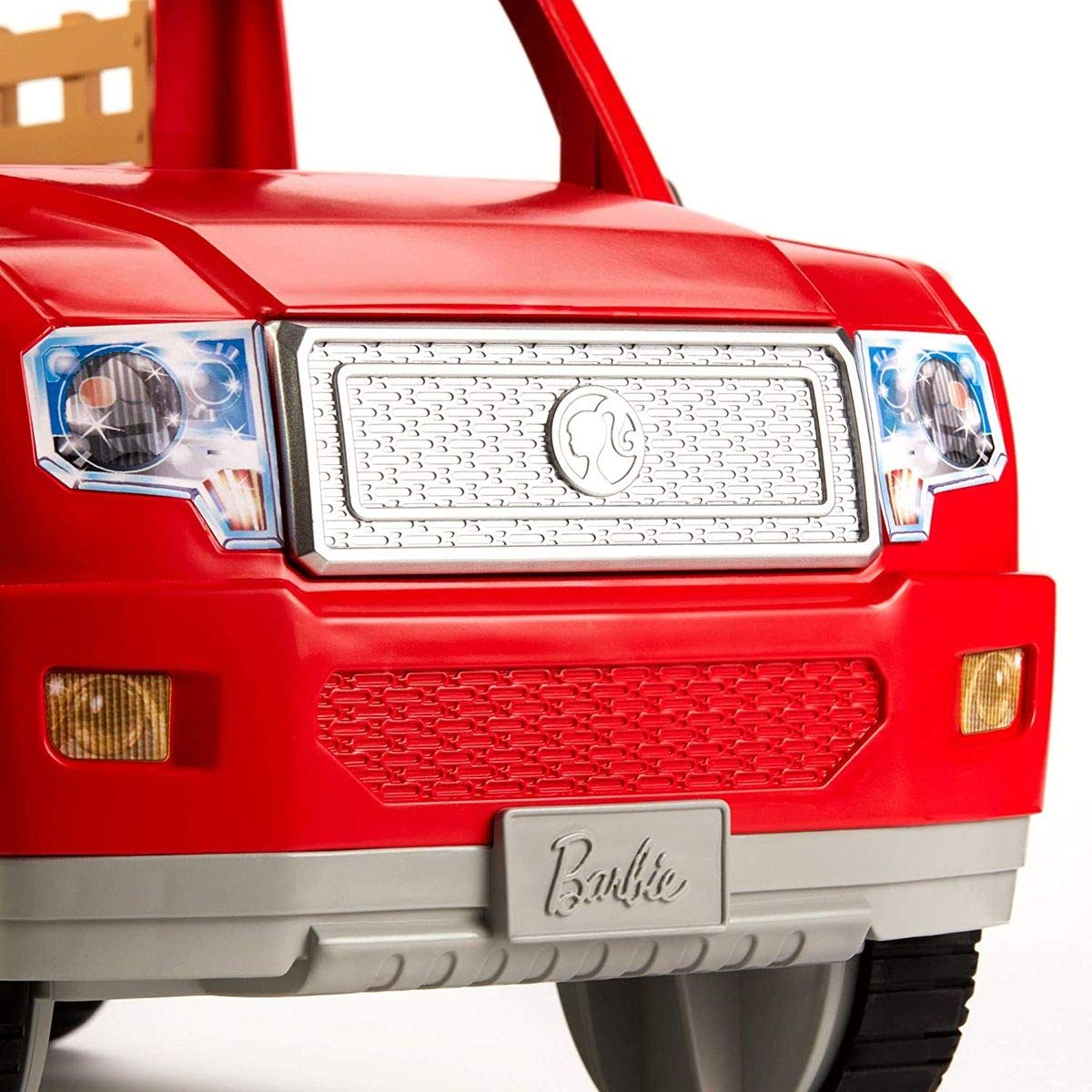 Barbie GFF52 - Spaß auf dem Bauernhof Farmer Truck mit Bäuerin Puppe, Puppen Spielzeug ab 3 Jahren, mehrfarbig