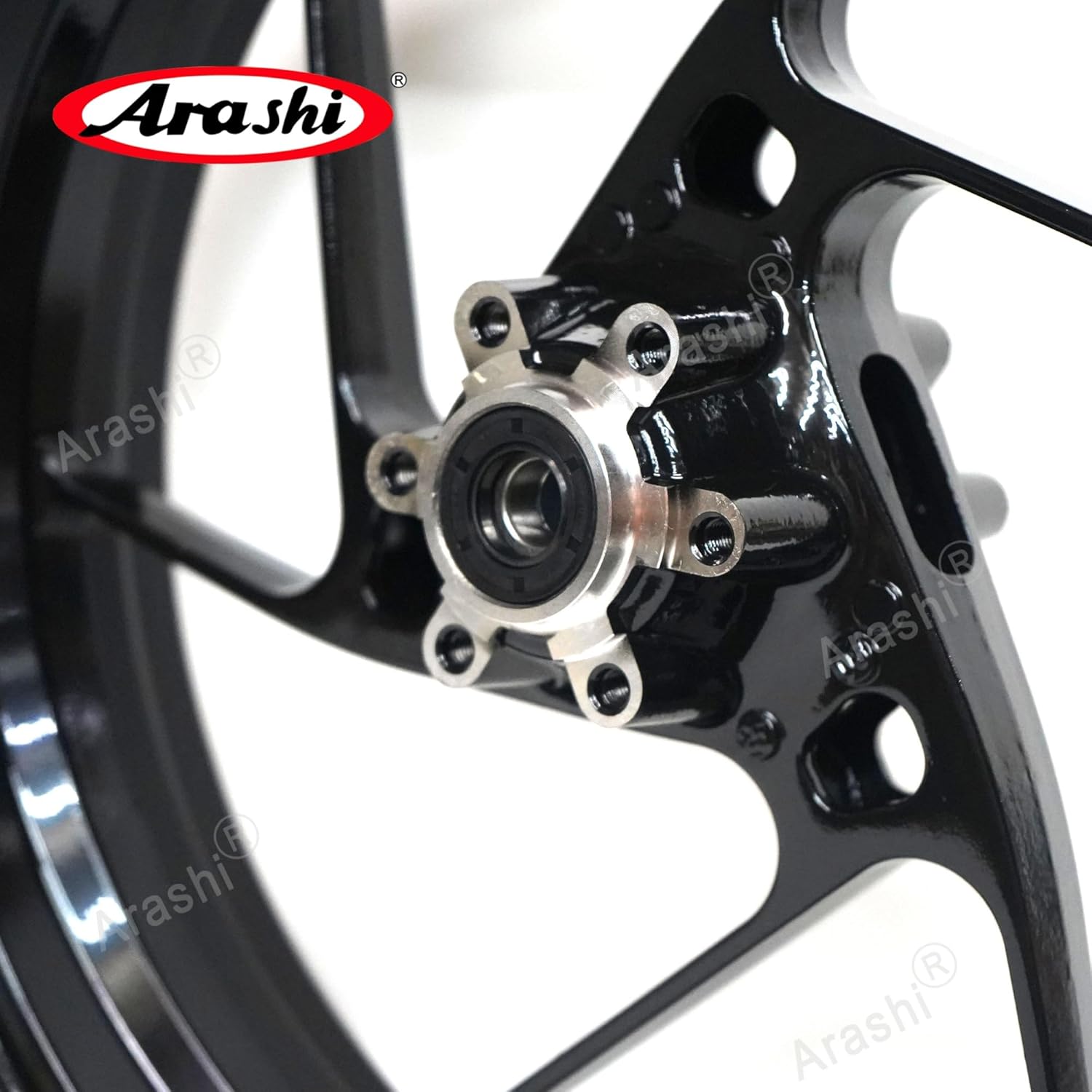 Arashi Front Wheel Rim for Aprilia RS660 TUONO 660 2021-2025, Bearing included, Motorcycle Replacement Accessories Parts Black