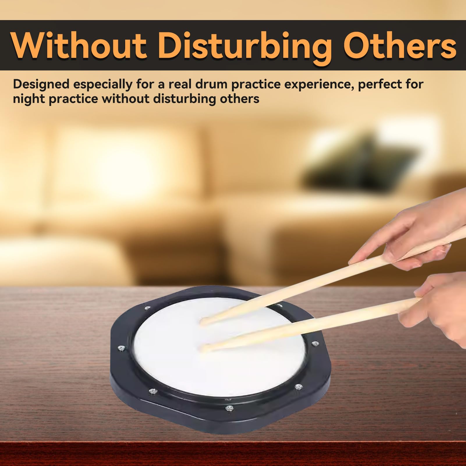 Lot De 14 Coussinets De Sourdine Pour Batterie - Matériau Ebr