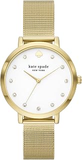 Reloj de mujer Morningside con anillo superior de vieira y pulsera de acero inoxidable o correa de cuero