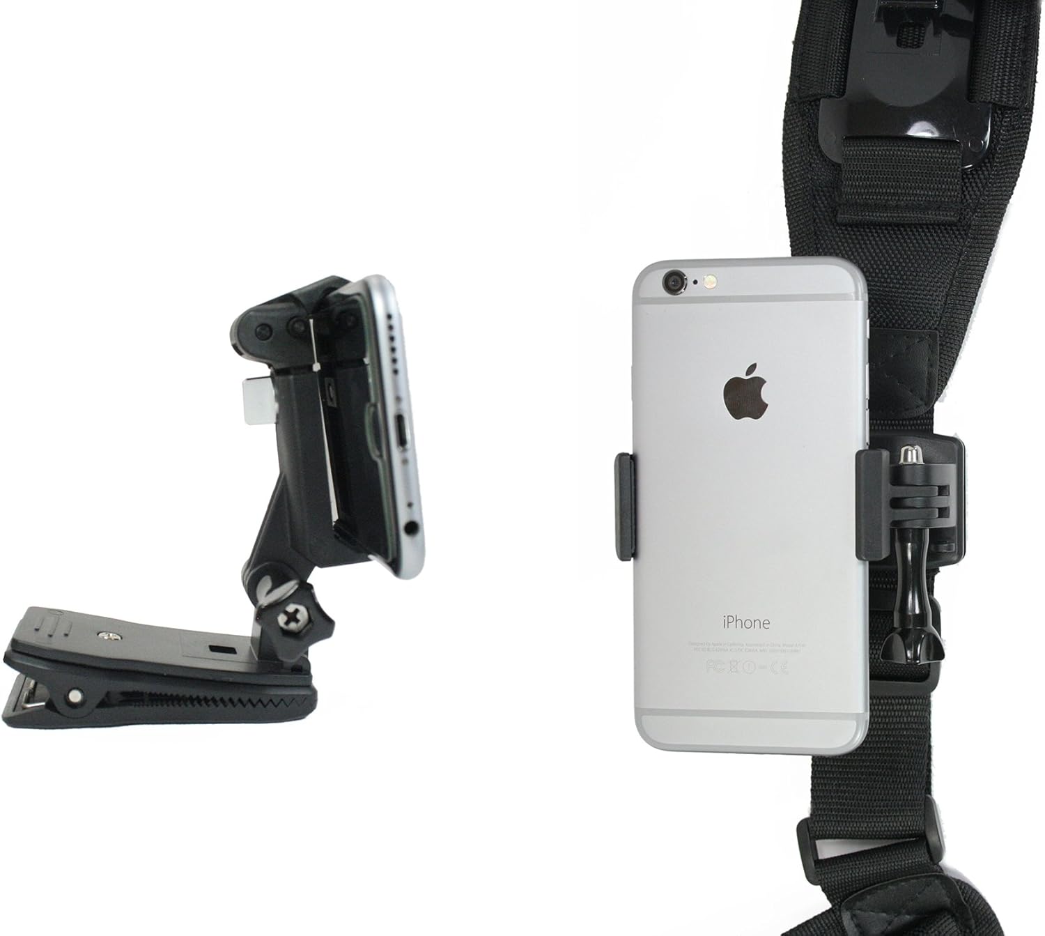 backpack strap phone holder