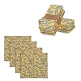 Bundle of 100% Cotton Cloth Napkins 12 Pack 18x18 Inches & Placemats 13x19 Inch Set of 6, Table Decor, Perfect for Parties, Christmas, Dinner, Thanksgiving, Weddings, Easter – Vine Spirals