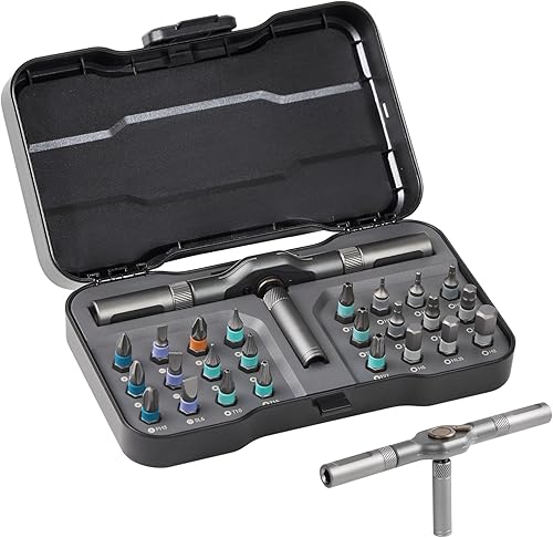 BoxedHome Juego de destornilladores de trinquete magnético 24 en 1, kit de destornilladores de precisión multipunta con mango en T desmontable para disponible en Yaxa Costa Rica