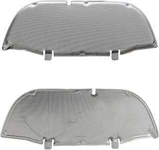 Car Front Hood Sound Heat Insulation Pad Soundproof Cotton Sound Deadening Pad Compatible for Toyota Corolla Cross XG10 2022-2024(Silver Aluminum)