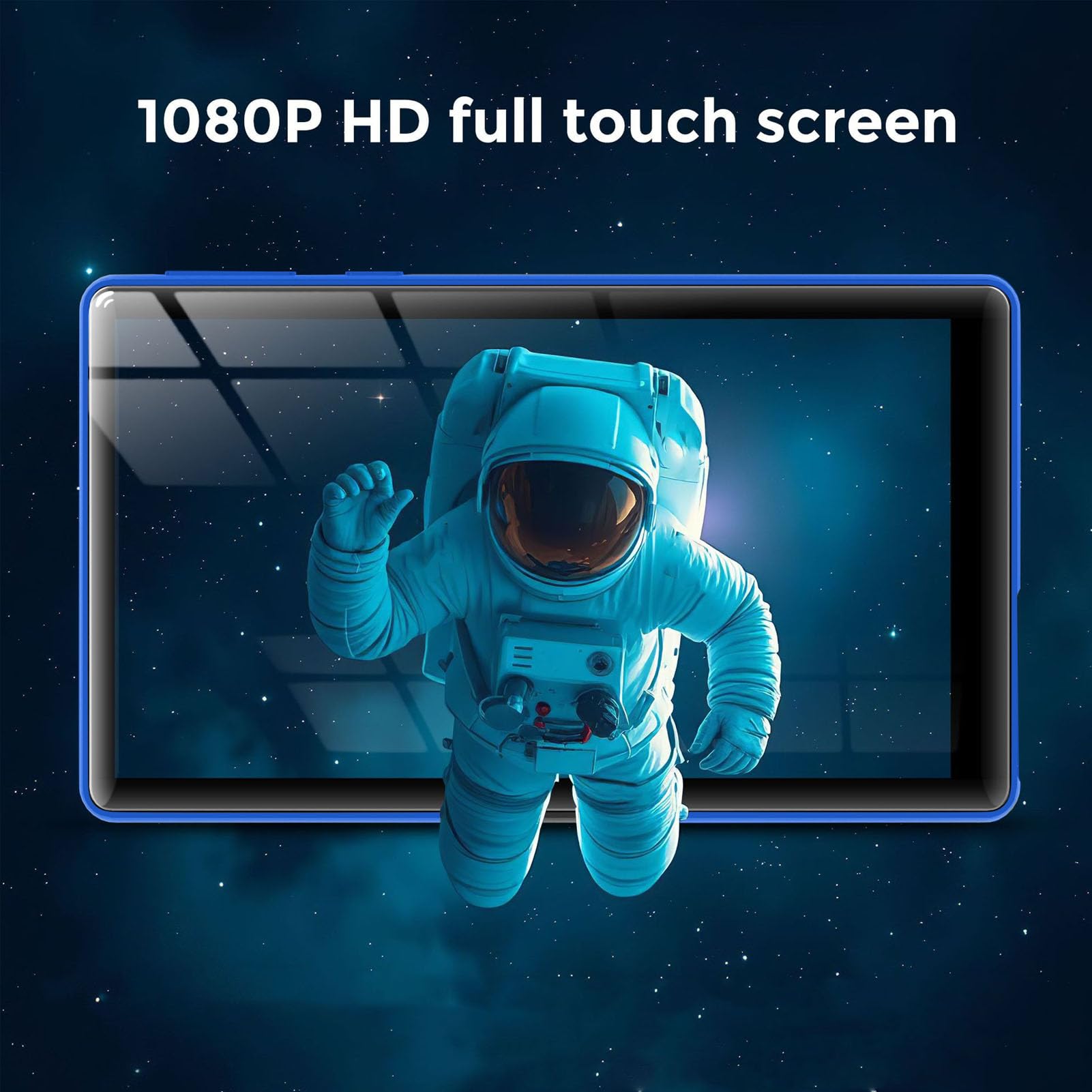 Reproductor MP3 de 64 GB, Reproductor MP4 MP5 Bluetooth 5.0 con Pantalla Táctil de 5 Pulgadas, Audio HiFi, Aplicaciones de Música Preinstaladas, para Niños y Adultos (Azul)