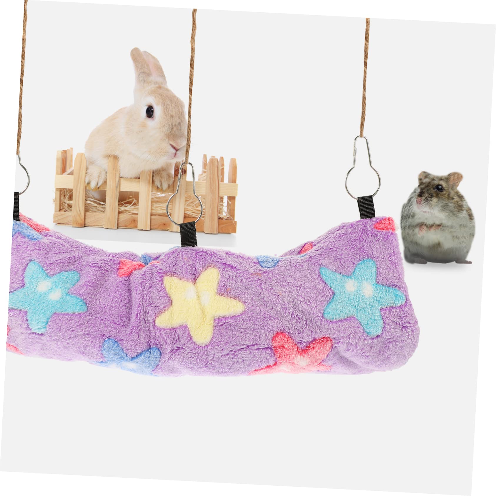 POPETPOP 2pezzi Hamster Tunnel Hammock Cotone Per Criceti e Piccoli Animali Nido Comodo e Caldo Accessori Per Gabbie Di Furetto e Cincillà Adatto Per Tutte Le Stagioni Materiale Sicuro e