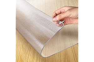 36 x 72 Inch Clear Table Cover Protector: Complete Tabletop Clarity & Protection
