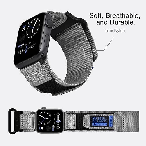 Vista 87 de Nereides Correa deportiva de nailon resistente con diseño de bucle tejido compatible con correa de Apple Watch, para iWatch de 1.65, 1.73, 1.77