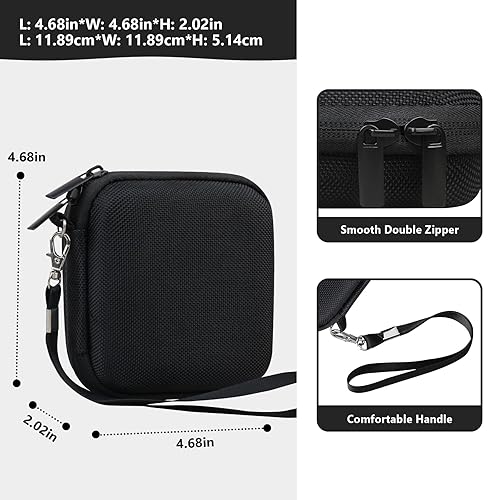 Miniatura 3 de Supmay Hard Carrying Case for RG34XXSP/ RG35XXSP Retro Handheld Game Console/ Game Boy Advance SP, Retro Game Travel Storage Holder with Mesh Bag