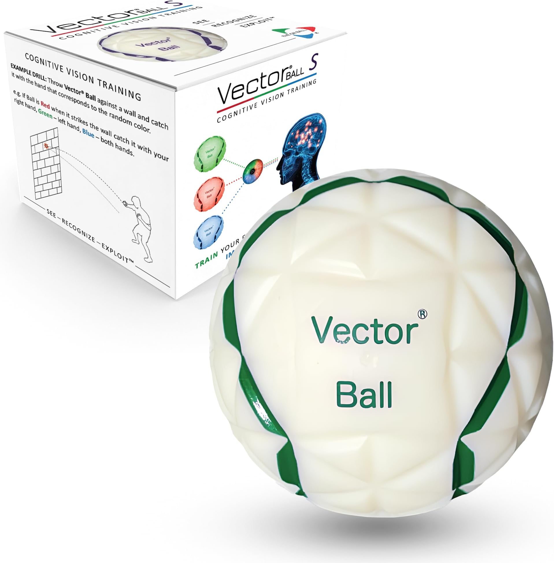 Vector S Cognitive Vision/Neuro-Visual Training Tool – Improve Speed of Reaction, Agility, Coordination, and Focus for Sports, Exercise, and Fun for All Ages