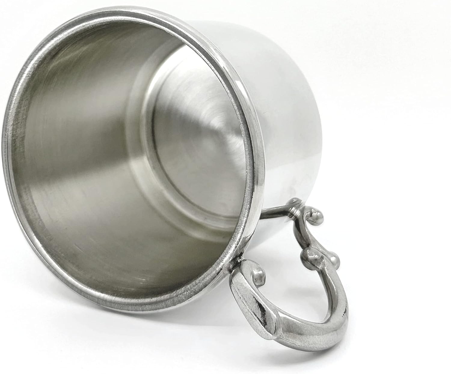 Cunill Pewter Baby Keepsake Cup, 4oz, Custom Engraving, Gift Box, Baptism