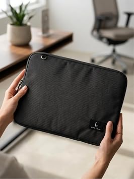13-14 İnç Laptop Kılıfı | MacBook ve Tüm Laptoplara Uyumlu Notebook Çantası | Ofis, Okul ve Seyahat için İdeal | Siyah