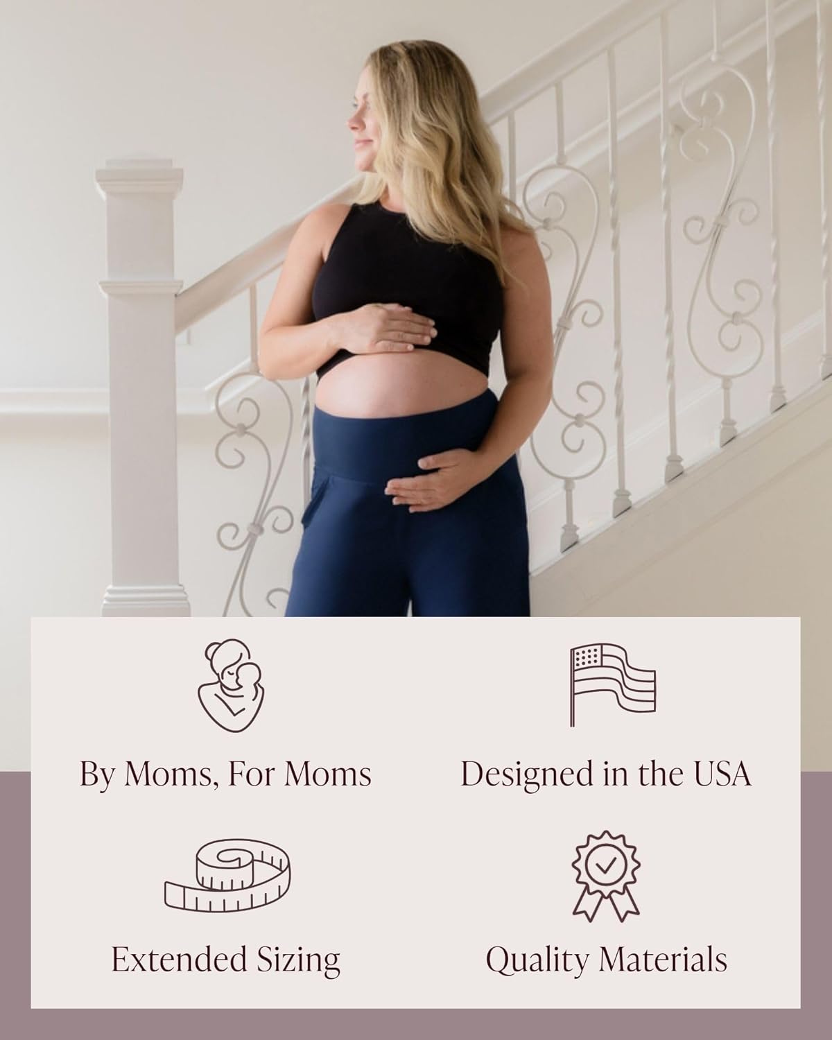 Kindred Bravely Sublime Longline Nursing Bras for Breastfeeding, Soft Nursing Crop Tank Maternity Bra with Built in Shelf Bra - Image 6