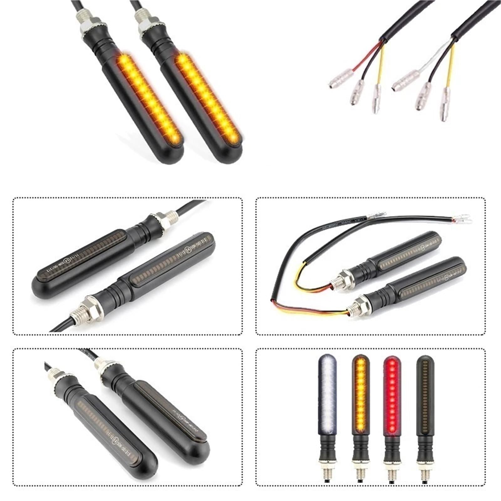 Luces señalización Luces De Señal Giro Para Motocicleta