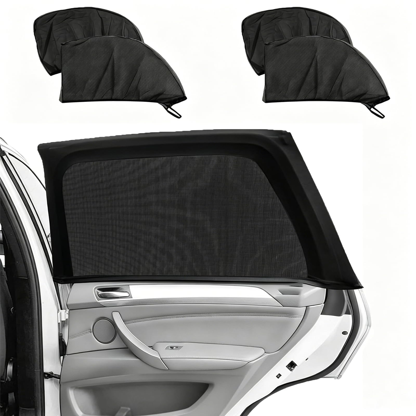 RIMENGDAN 4 Pcs car window insect net for Audi A5 F5 FL 2019-2024