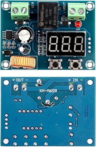 Miniatura 6 de 2 unids XH-M609 Módulo de interruptor de pantalla digital de protección de voltaje DC 12V-36V protección de desconexión de bajo voltaje sobre módulo