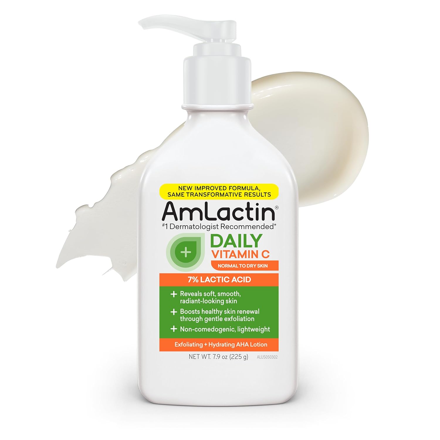 AmLactin Daily Vitamin C Lotion – 7.9 oz Body Lotion with 7% Lactic Acid – Skin-Brightening Exfoliator and Moisturizer for Dry Skin AmLactin Daily Vitamin C Lotion – 7.9 oz Body Lotion with 7% Lactic Acid – Skin-Brightening Exfoliator and Moisturizer for Dry Skin