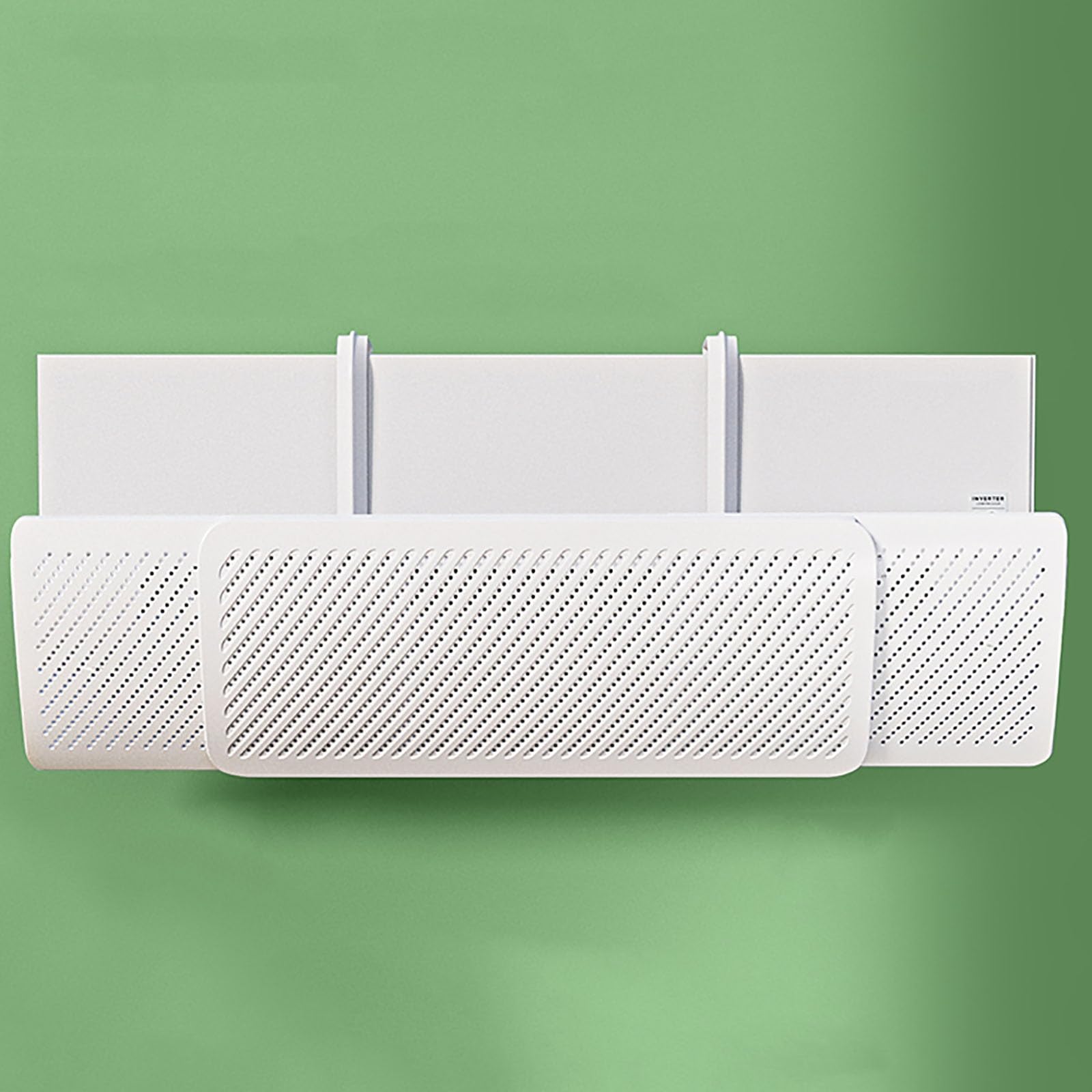 Ecwtpndf A Ir Conditioner Wind Deflector, Mini Split Ir Conditer Deflector Djustable 29.1X7in