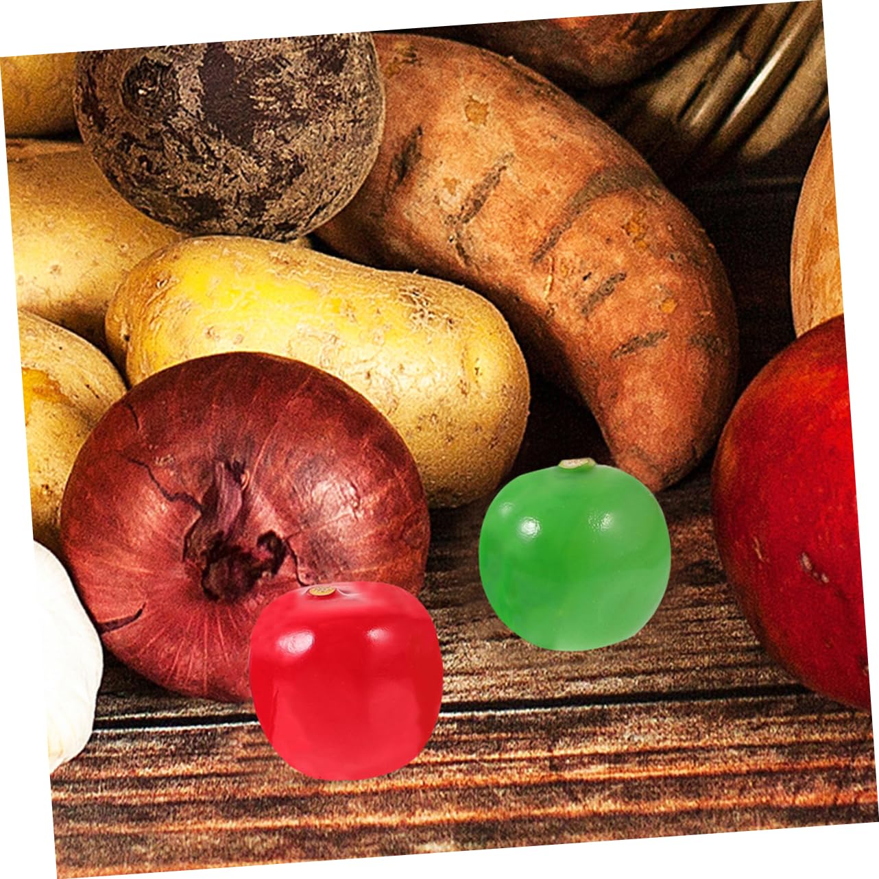 Amazon.co.jp: 120個 シミュレーションりんご フルーツモデル