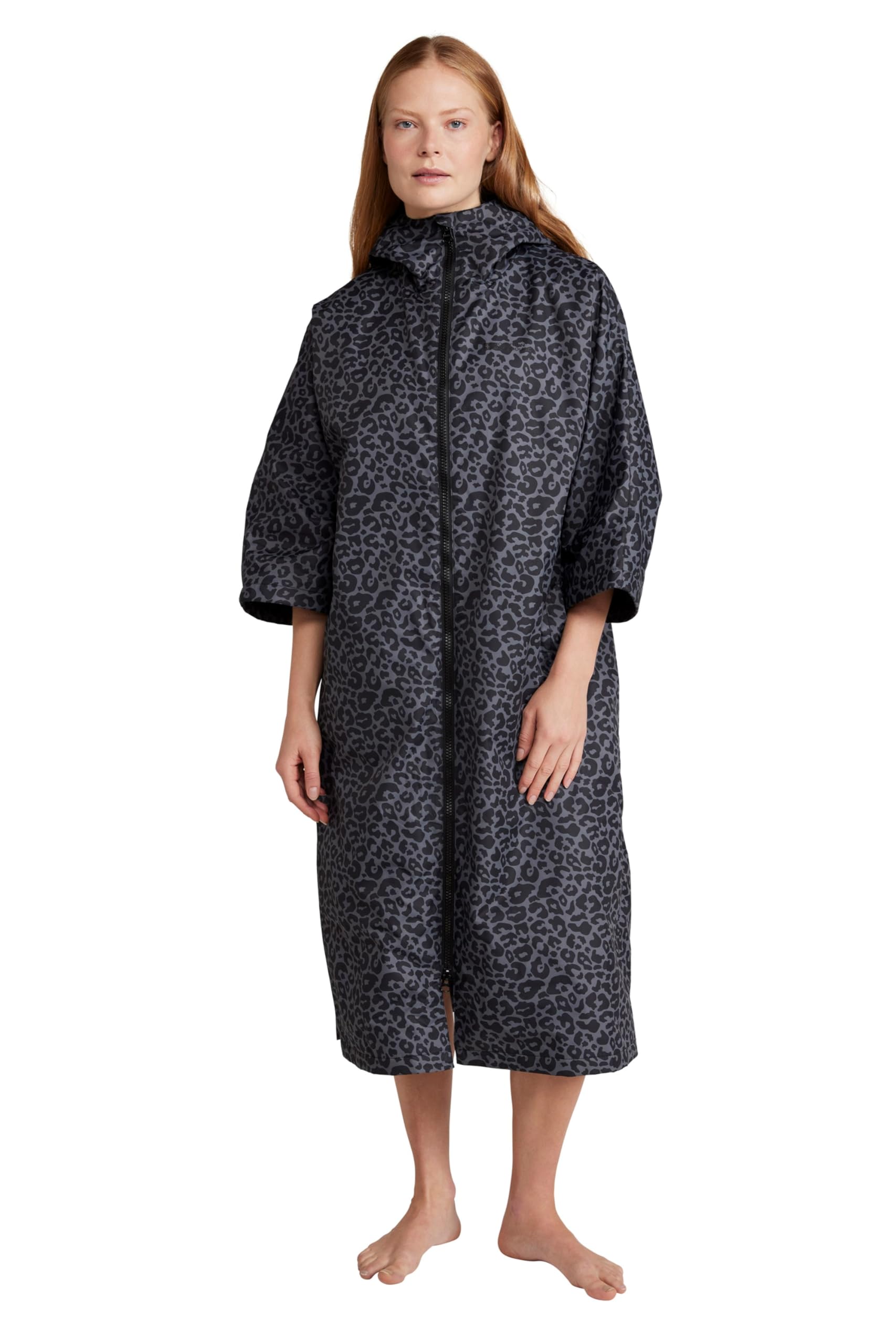 Mountain Warehouse Women's 'Coastline' Water Resistant Adjustable Hood Long Length Changing Robe | Size: Medium