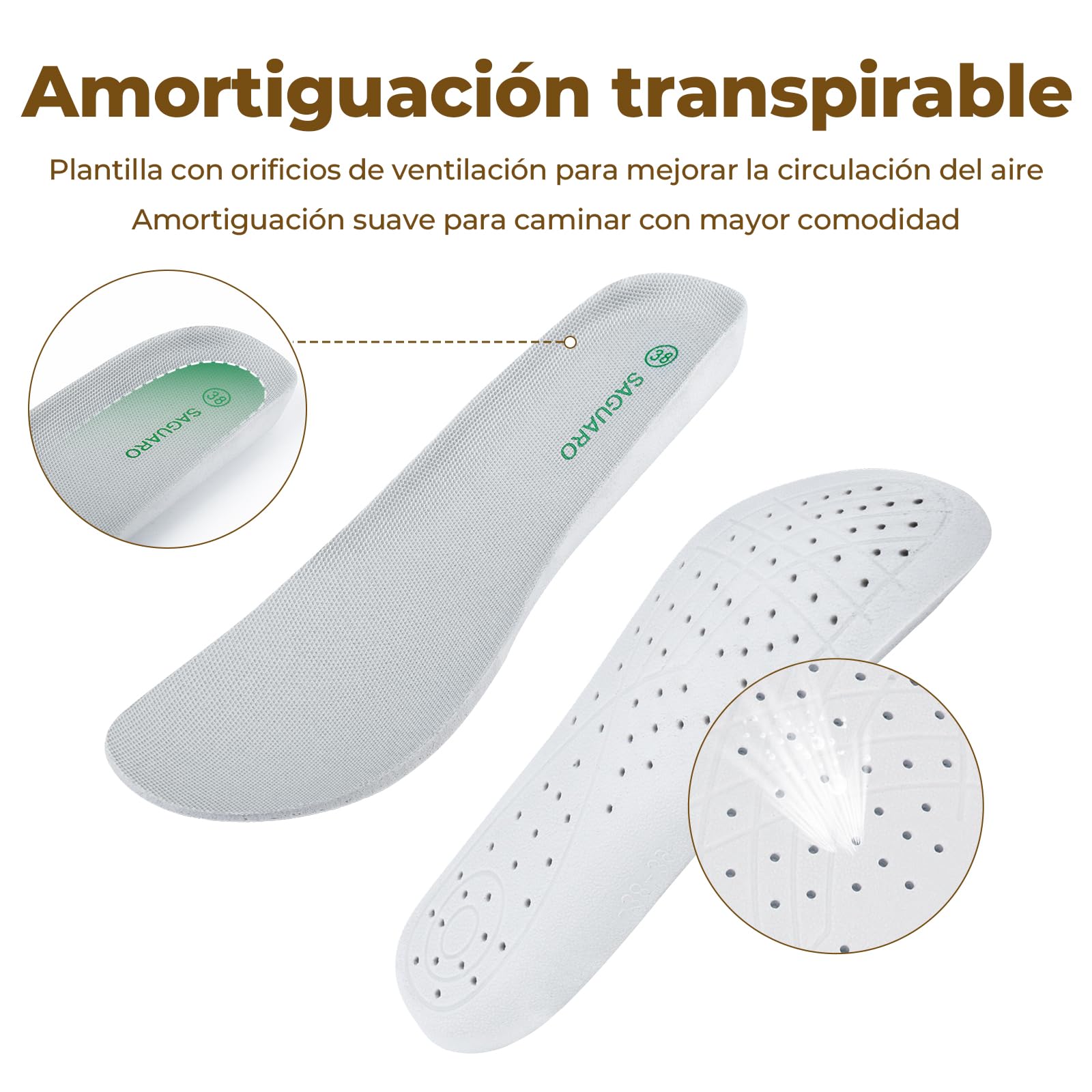 SAGUARO Sandalias Deportivas Mujer Antideslizantes y Transpirables, Sandalias de Trekking para Senderismo y Actividades al Aire Libre, Tallas 36-42 EU