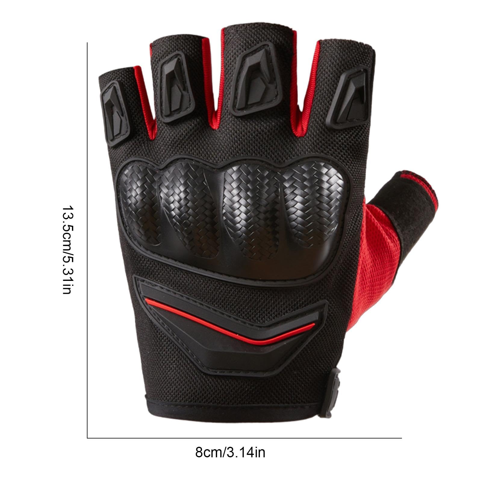 halbfinger handschuhe motorrad Halbfinger-Motorradhandschuhe, gepolsterte Motorradhandschuhe, halbe Finger, fingerlos, rutschfest, rutschfest, für alle Jahreszeiten Fashion Size:7 1/2'' Gift for Beach Lovers The Official Website of