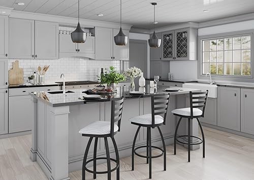 Miniatura 9 de 410 Jackie Taburete de bar giratorio de 36 pulgadas con acabado antiarrugas negro y asiento de vinilo negro Vinilo negro,Canter Burdeos,Tierra